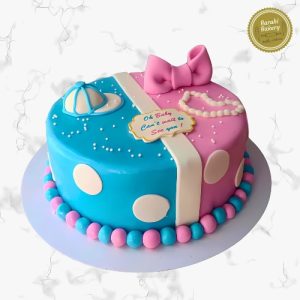 Baby Shower Fondant Cake